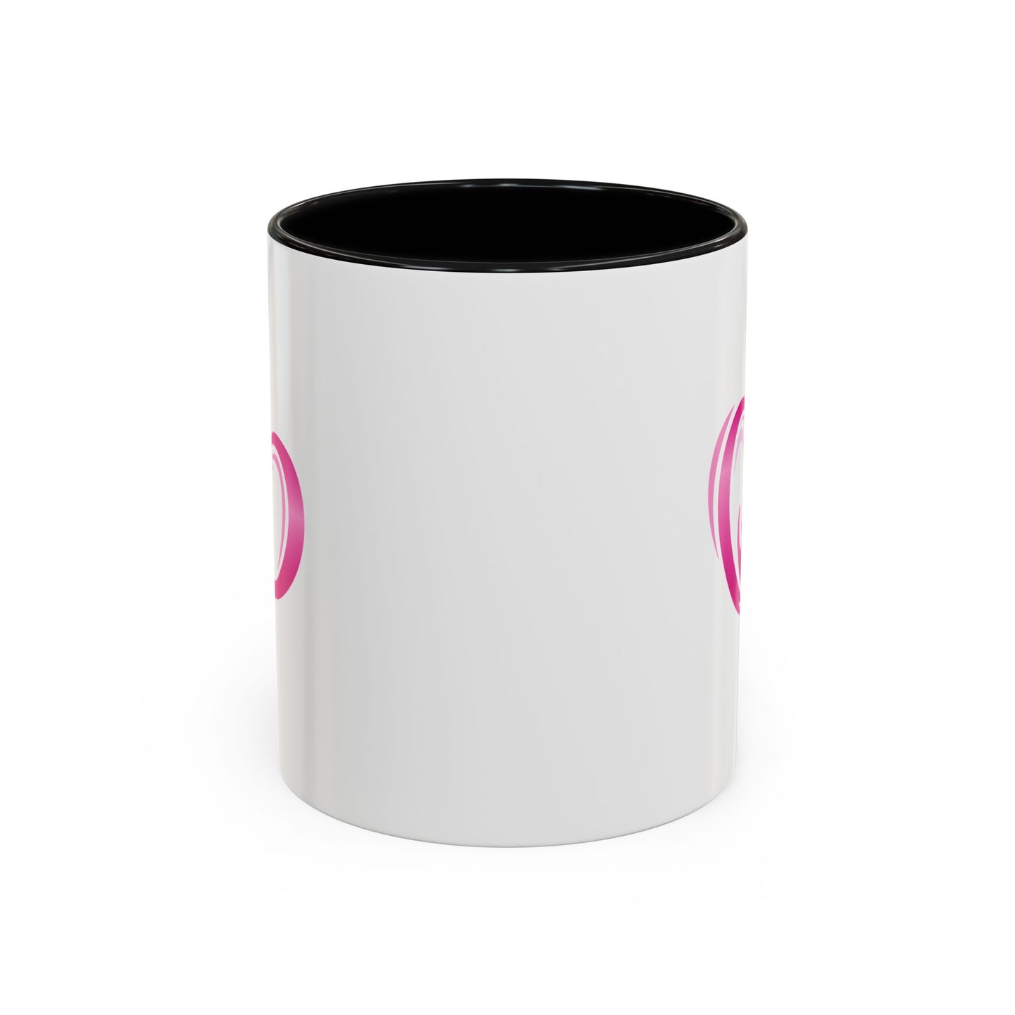 Pink Heart Mother & Baby Coffee Mug — Breastfeeding Support Accent Mug (11/15 oz)