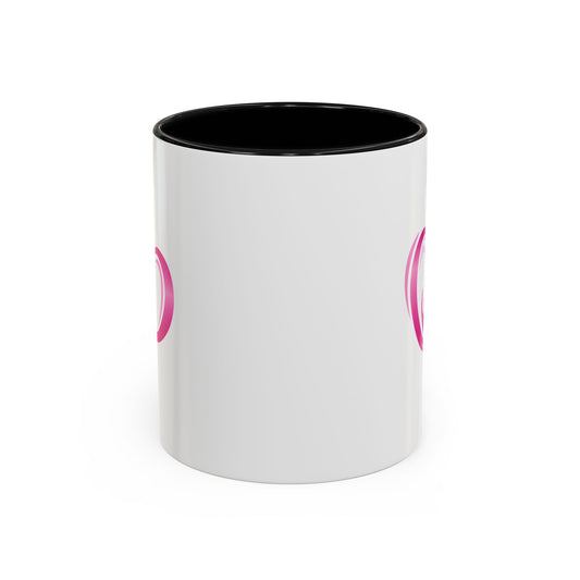 Pink Heart Mother & Baby Coffee Mug — Breastfeeding Support Accent Mug (11/15 oz)